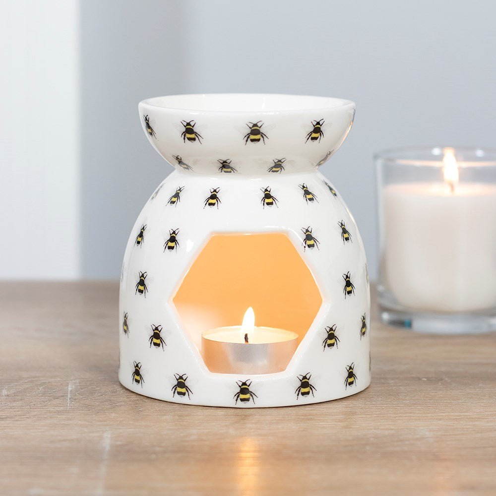 All Over Bee Print Oil Burner - Ultrabee