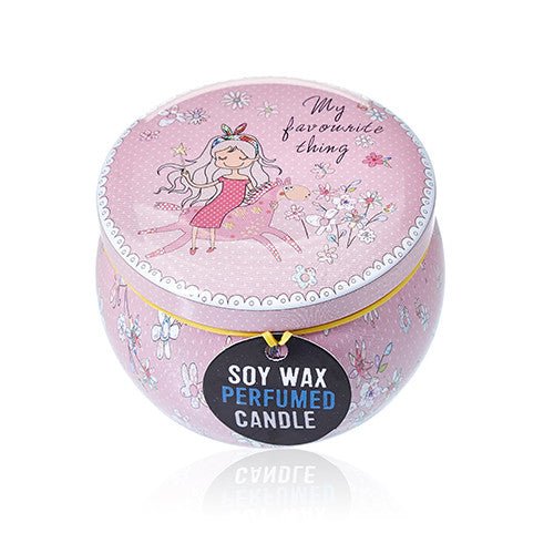 Friendly Message Tin Candles - Parma Violet - Ultrabee