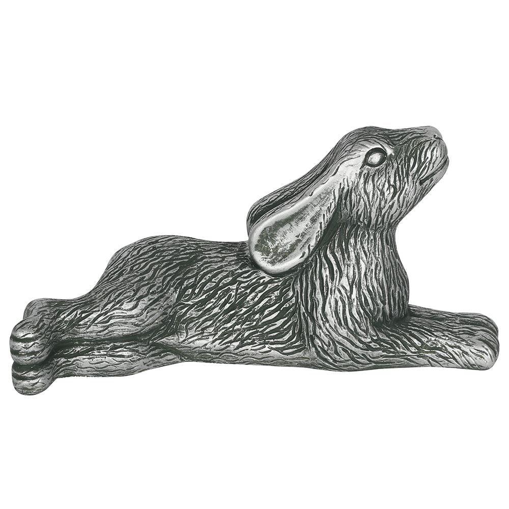 Silver Terracotta Hare Garden Ornament - Ultrabee