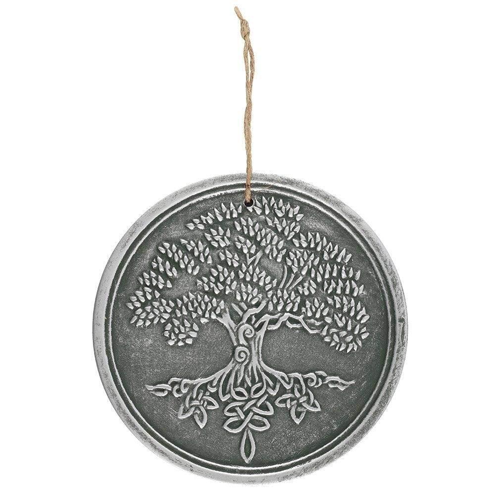 Silver Terracotta Tree Of Life Plaque