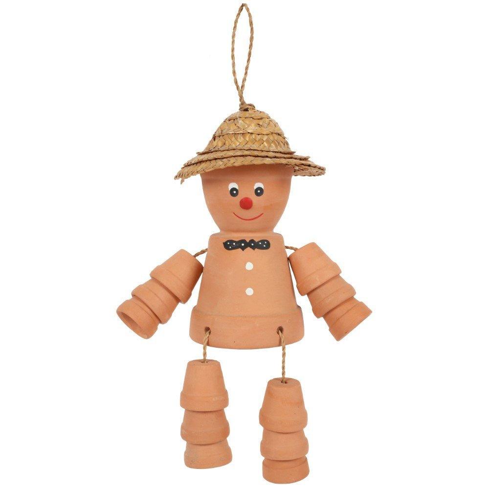 Terracotta Pot Man and Planter - Ultrabee