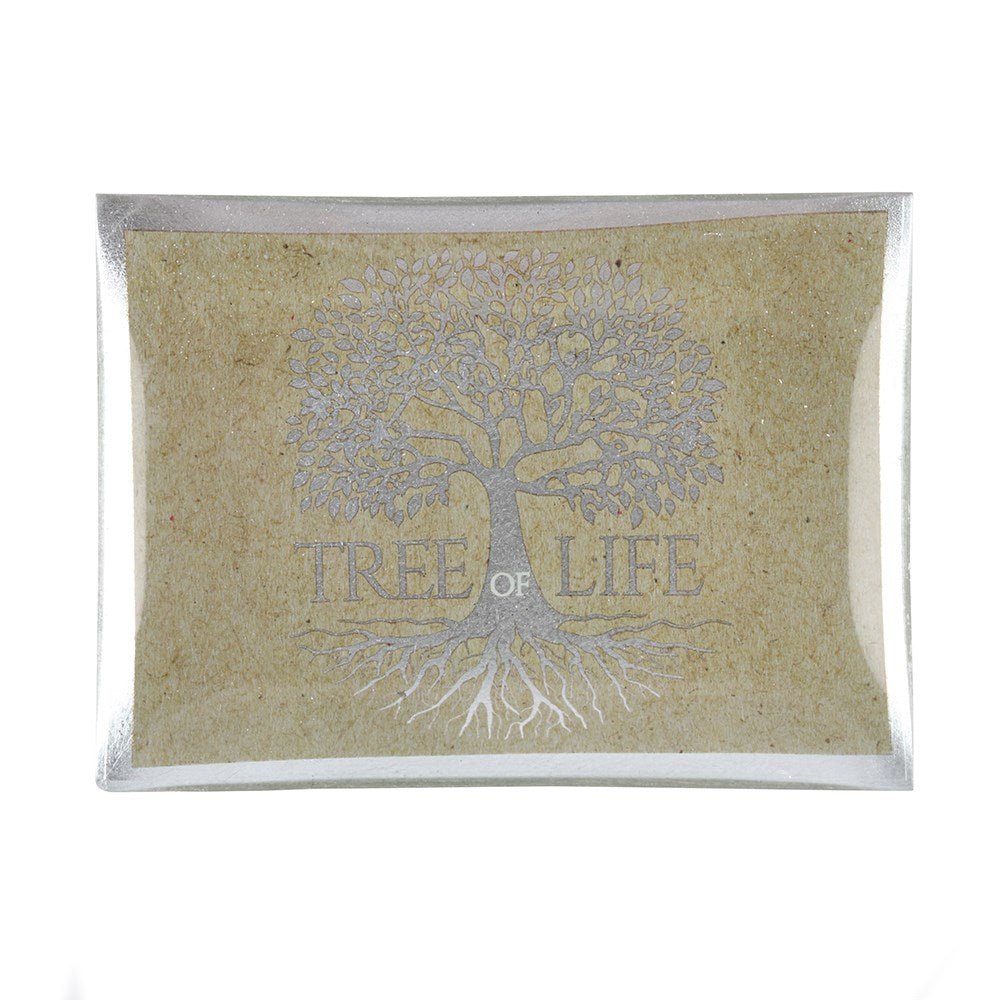 Tree Of Life Glass Trinket Dish - Ultrabee